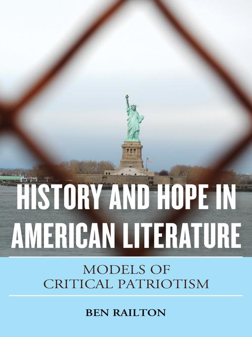 Title details for History and Hope in American Literature by Benjamin Railton - Available